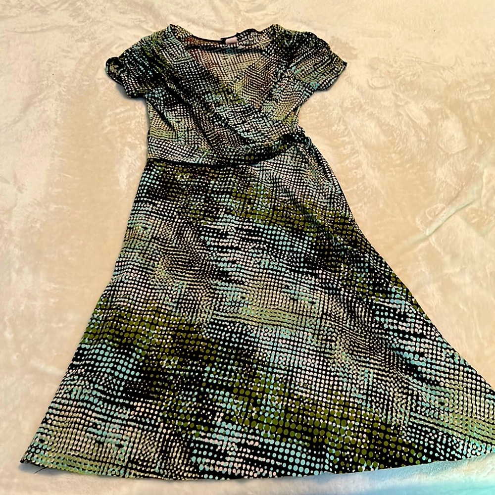 Womens Multi Color Dress-Medium